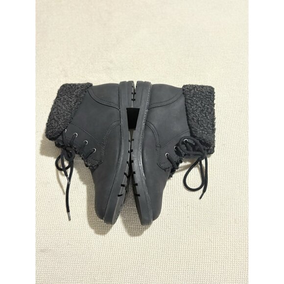 Sonoma Boots Womens Echinda Ankle Boots Faux Fur Lined 10M Black - Picture 9 of 10